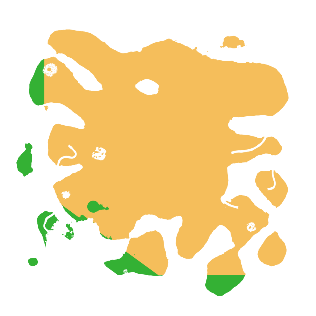 Biome Rust Map: Procedural Map, Size: 3500, Seed: 1183097690