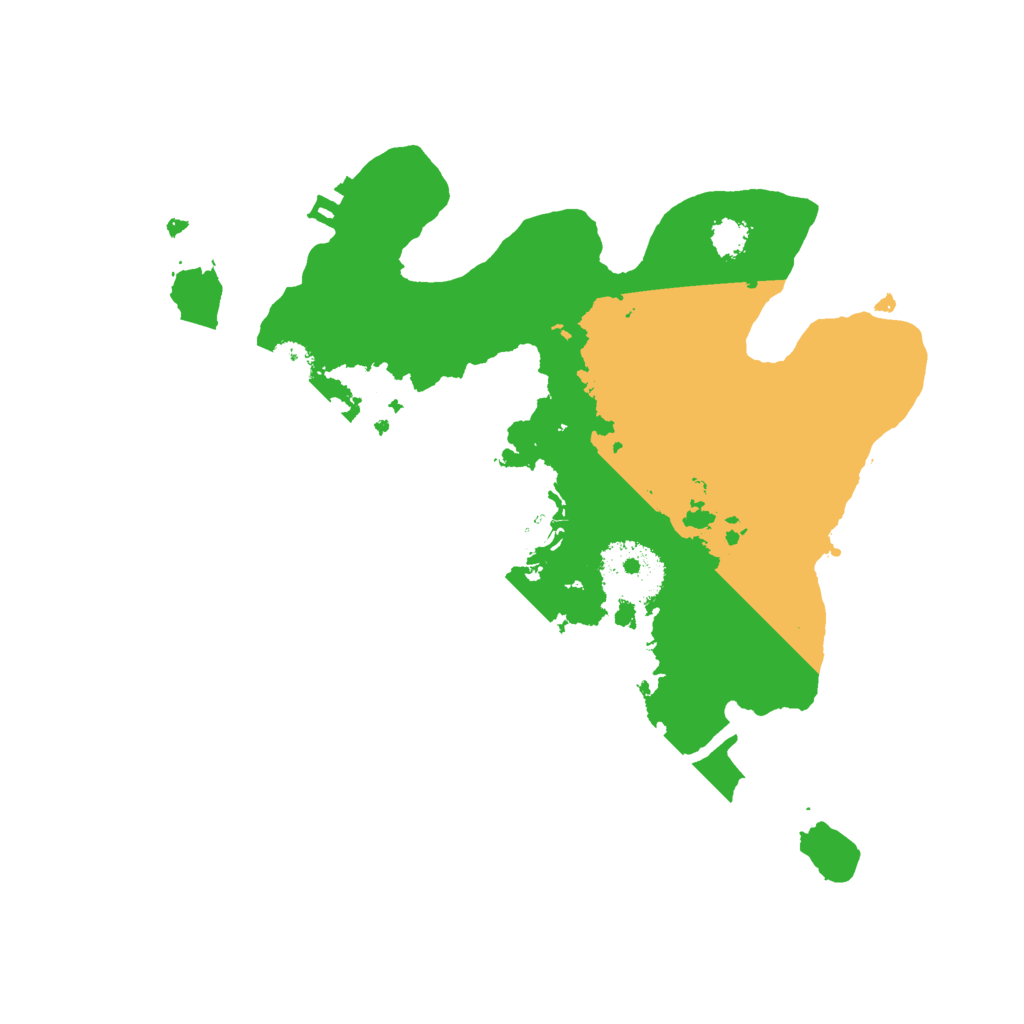 Biome Rust Map: Procedural Map, Size: 2500, Seed: 771177