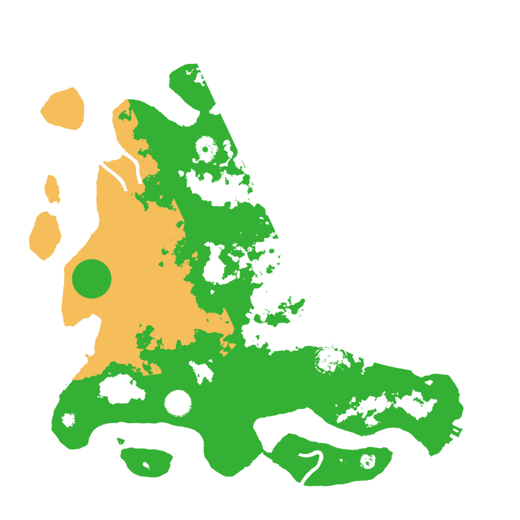 Biome Rust Map: Procedural Map, Size: 3500, Seed: 420696912