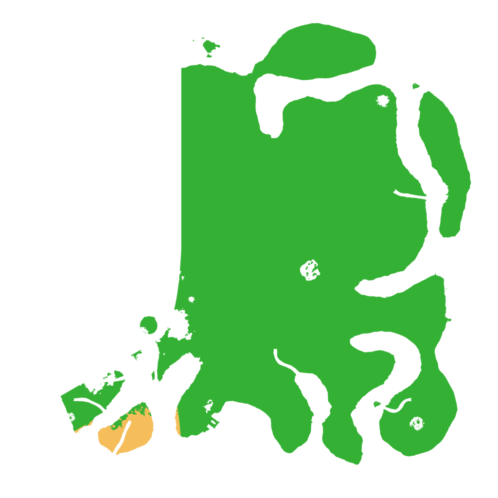 Biome Rust Map: Procedural Map, Size: 3800, Seed: 1234647