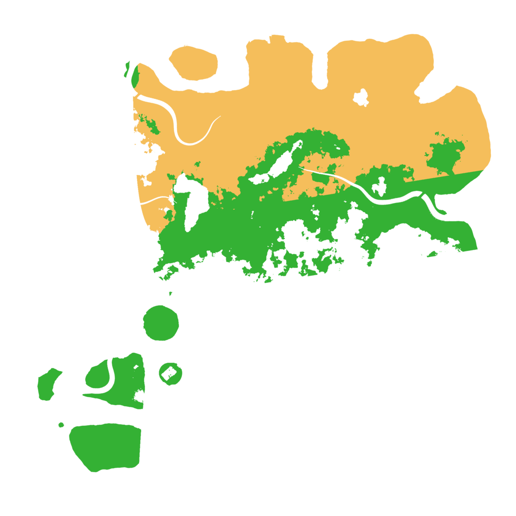 Biome Rust Map: Procedural Map, Size: 4000, Seed: 528407345