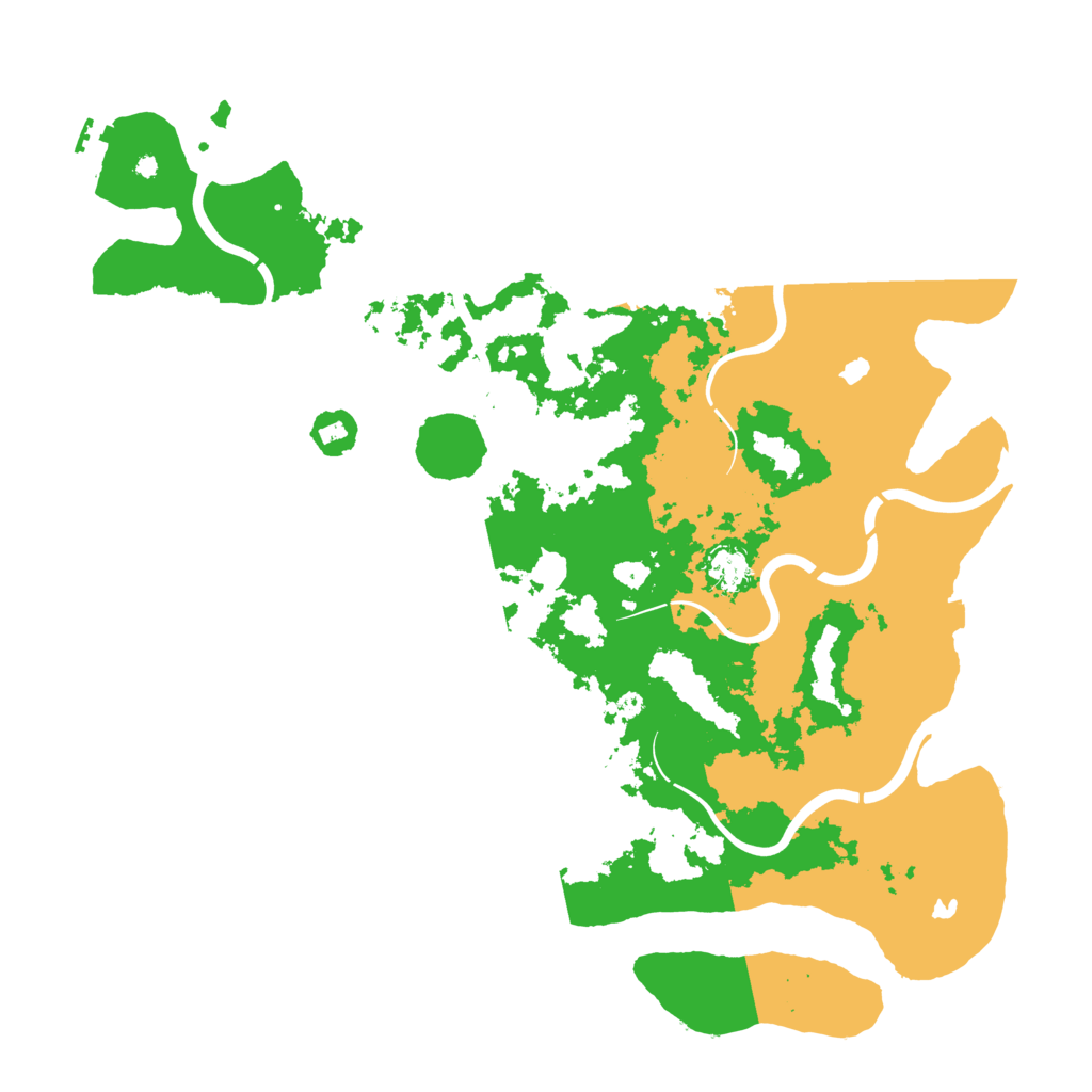 Biome Rust Map: Procedural Map, Size: 4500, Seed: 23008