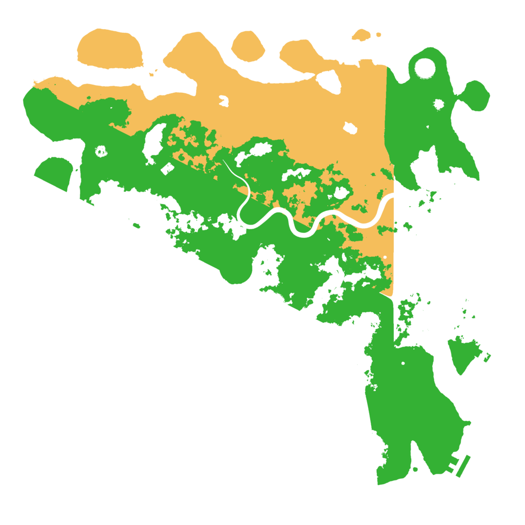 Biome Rust Map: Procedural Map, Size: 4500, Seed: 113008