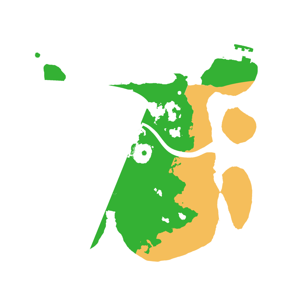 Biome Rust Map: Procedural Map, Size: 2300, Seed: 12345