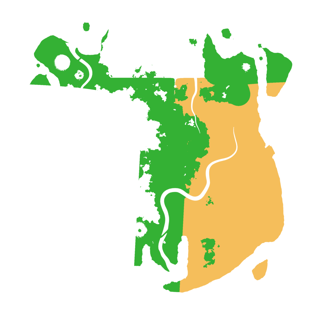 Biome Rust Map: Procedural Map, Size: 3500, Seed: 436010760