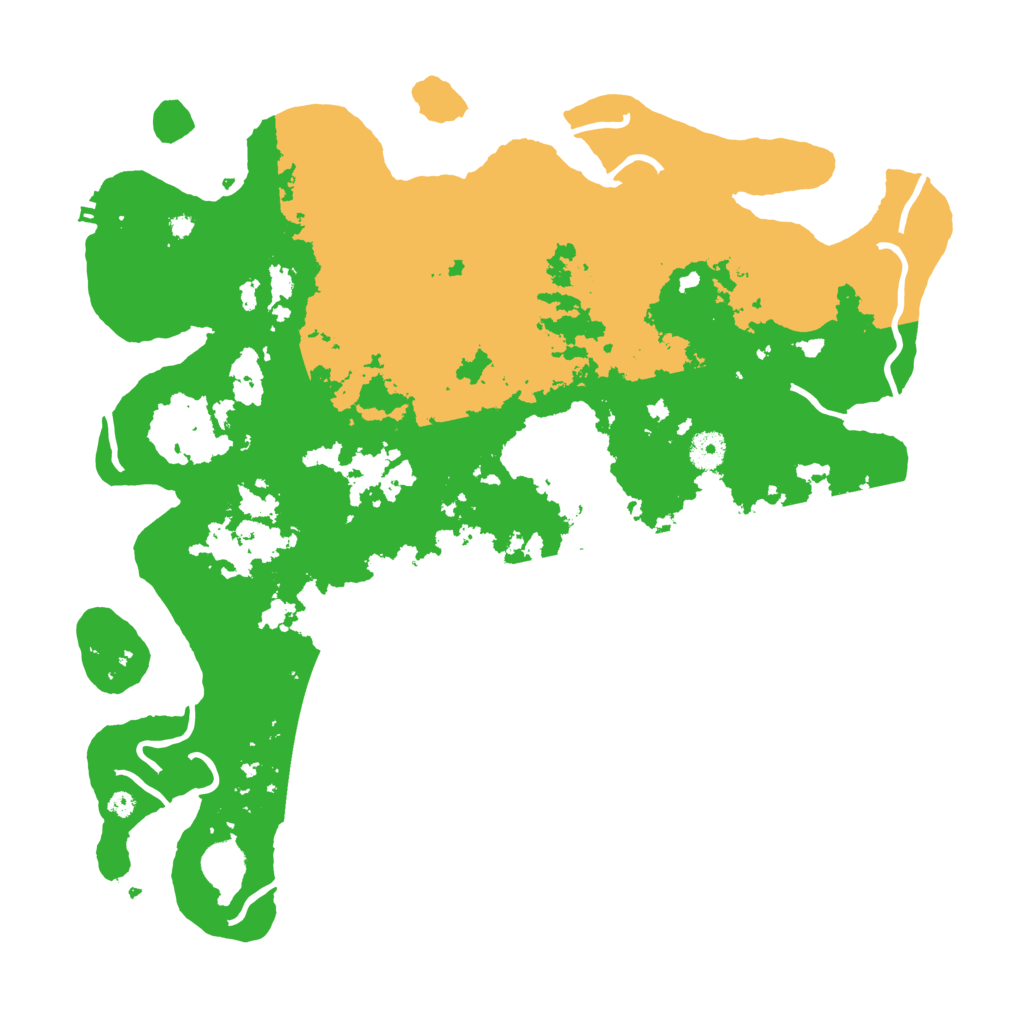 Biome Rust Map: Procedural Map, Size: 4096, Seed: 35622065