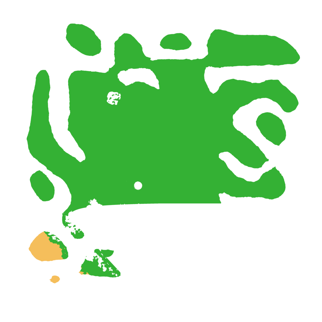 Biome Rust Map: Barren, Size: 3500, Seed: 199898454