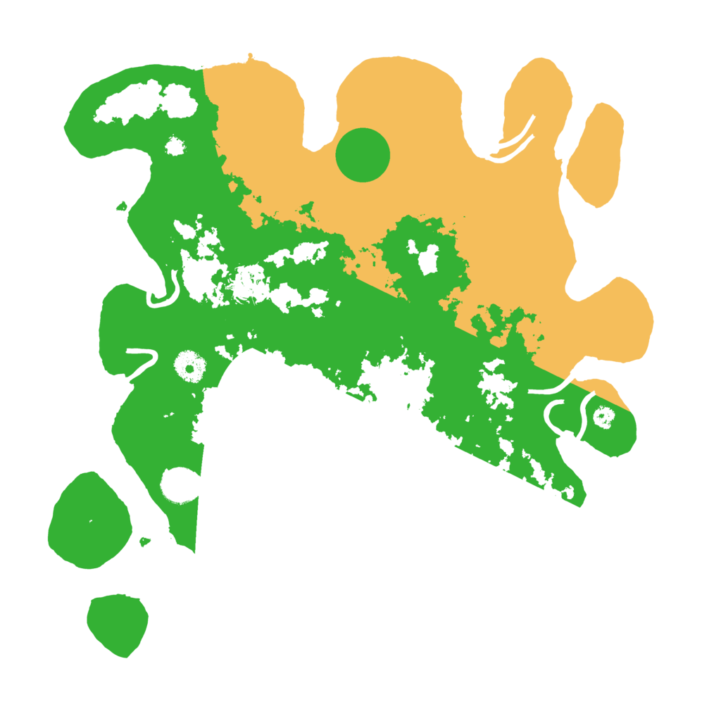 Biome Rust Map: Procedural Map, Size: 3500, Seed: 1746453