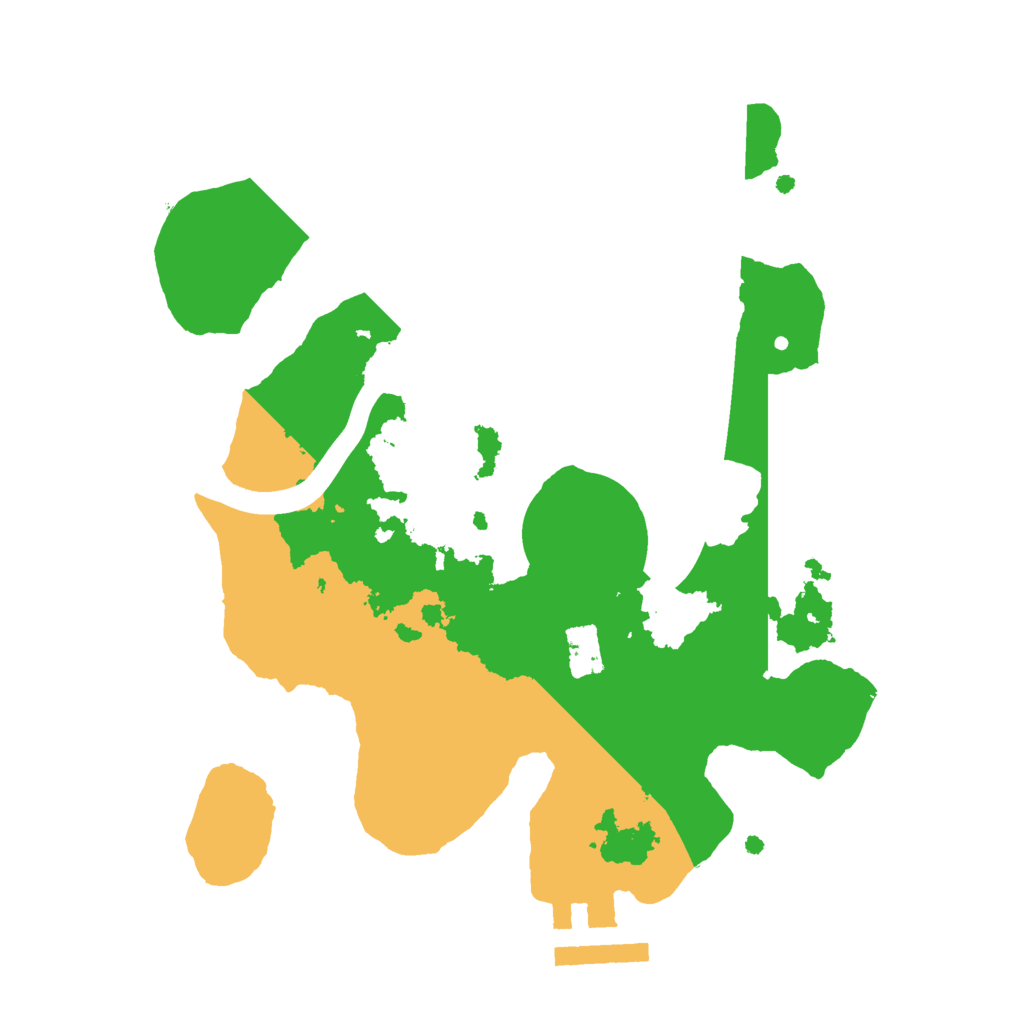 Biome Rust Map: Procedural Map, Size: 2200, Seed: 979797