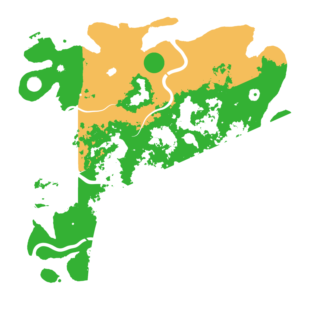 Biome Rust Map: Procedural Map, Size: 4000, Seed: 8077