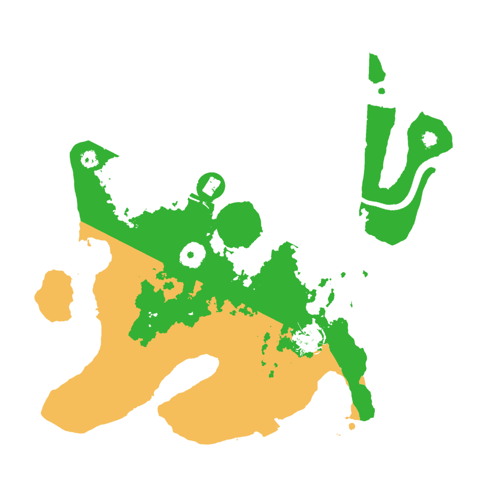 Biome Rust Map: Procedural Map, Size: 3000, Seed: 861468