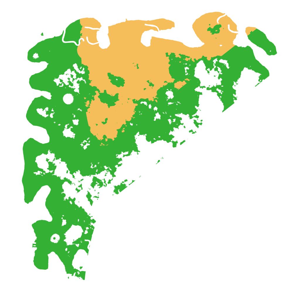 Biome Rust Map: Procedural Map, Size: 5000, Seed: 6878548