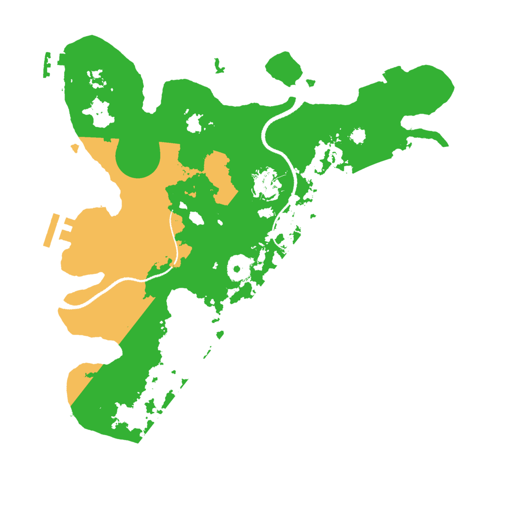 Biome Rust Map: Procedural Map, Size: 3000, Seed: 1580074509