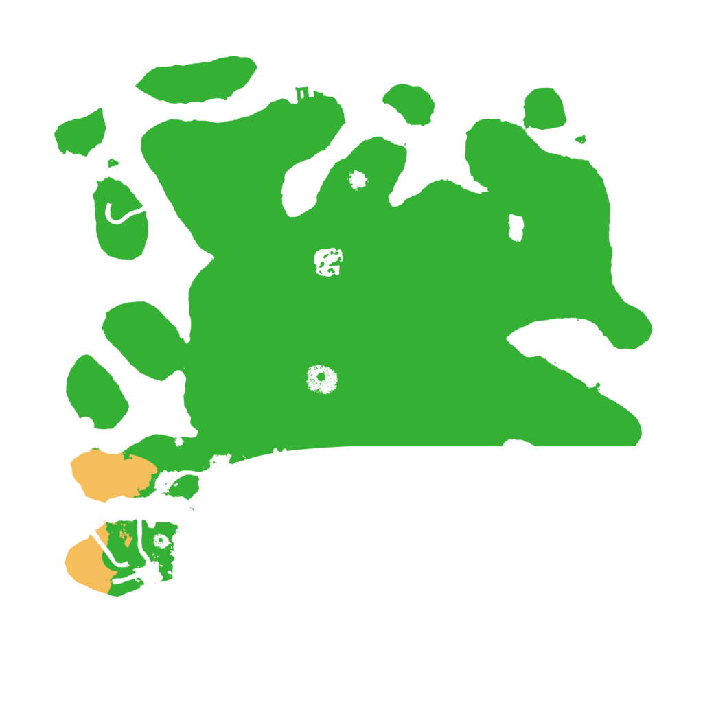 Biome Rust Map: Procedural Map, Size: 3500, Seed: 10054