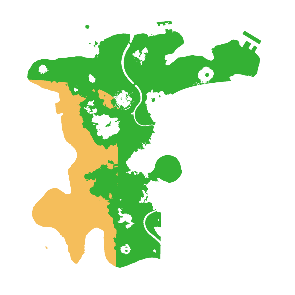 Biome Rust Map: Procedural Map, Size: 3000, Seed: 350764452