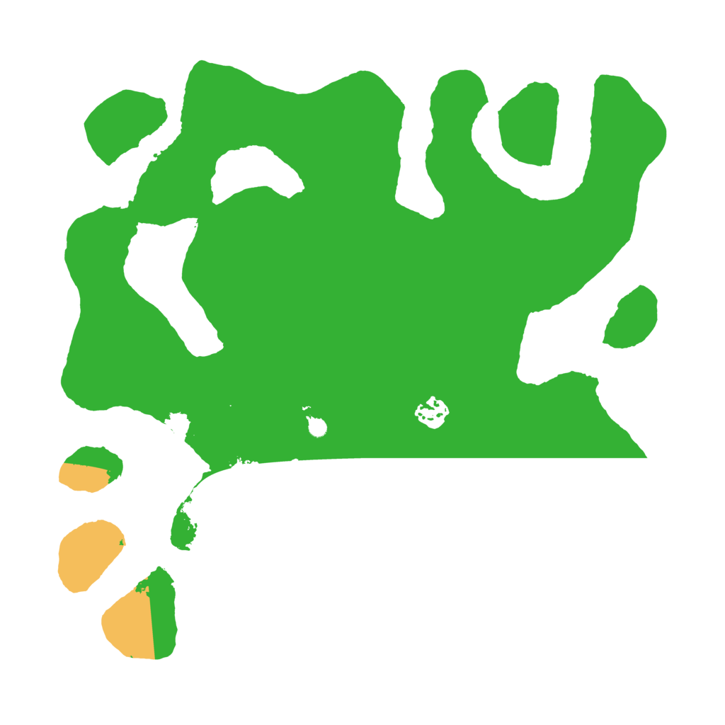 Biome Rust Map: Barren, Size: 3500, Seed: 89891806