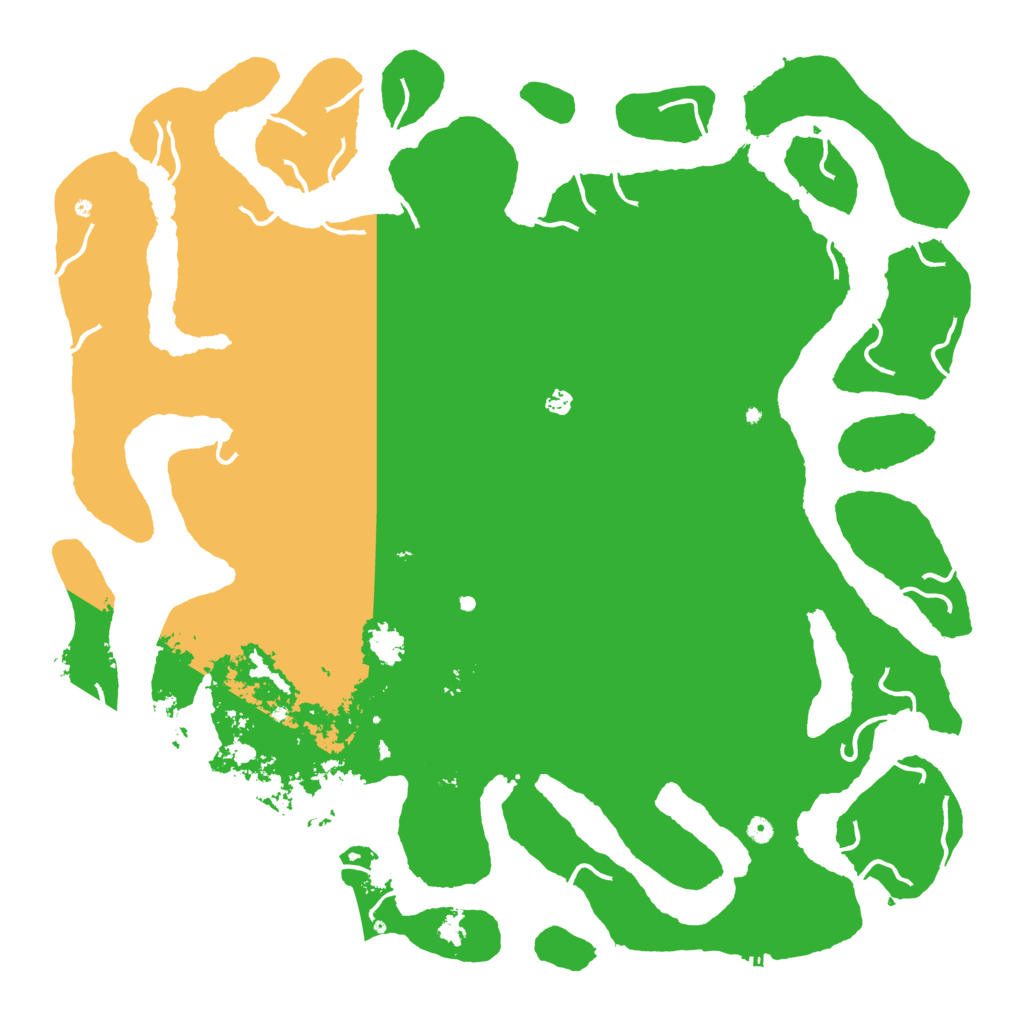 Biome Rust Map: Procedural Map, Size: 6000, Seed: 999999