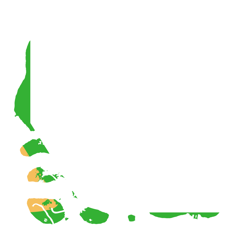 Biome Rust Map: Procedural Map, Size: 3800, Seed: 46987411