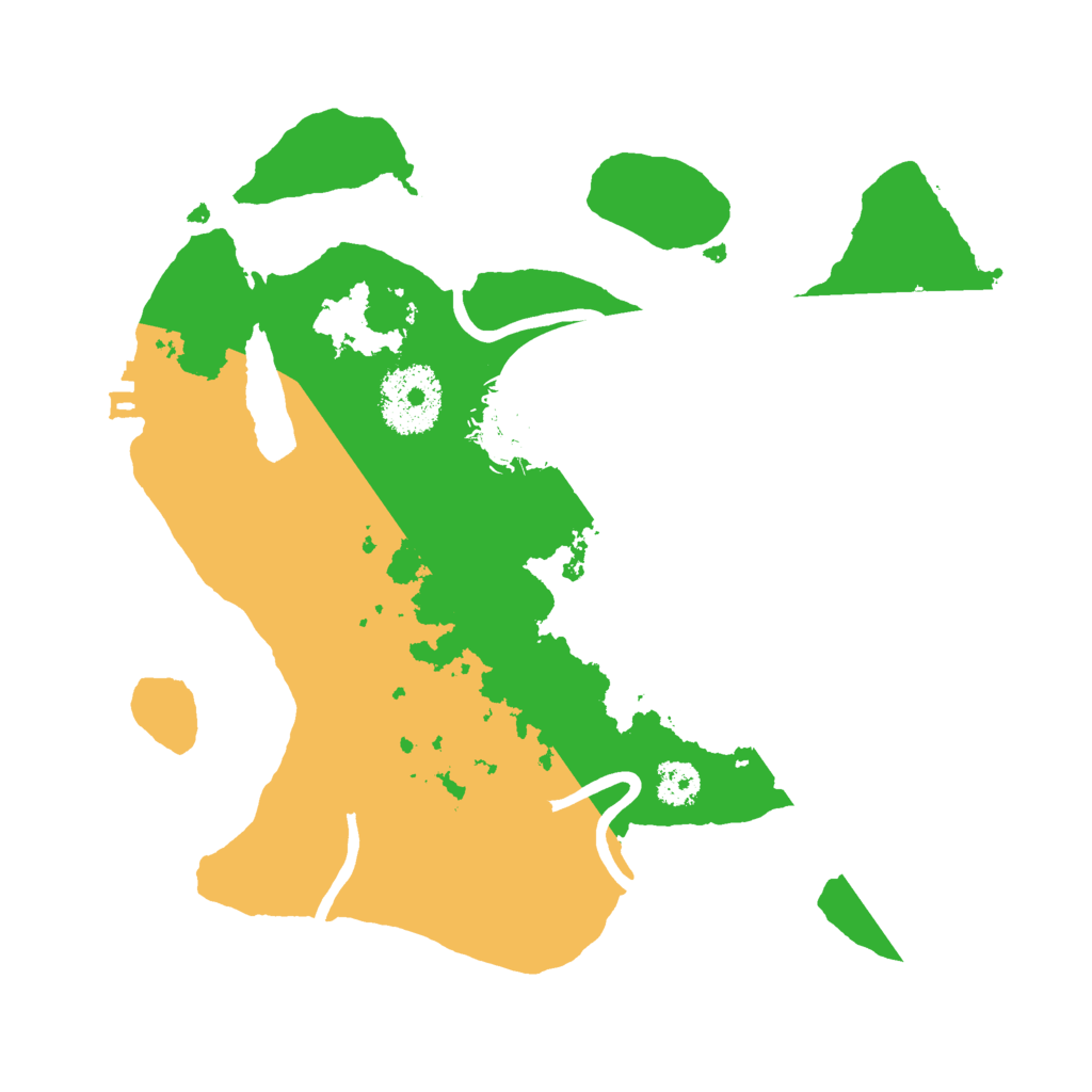 Biome Rust Map: Procedural Map, Size: 2500, Seed: 506900