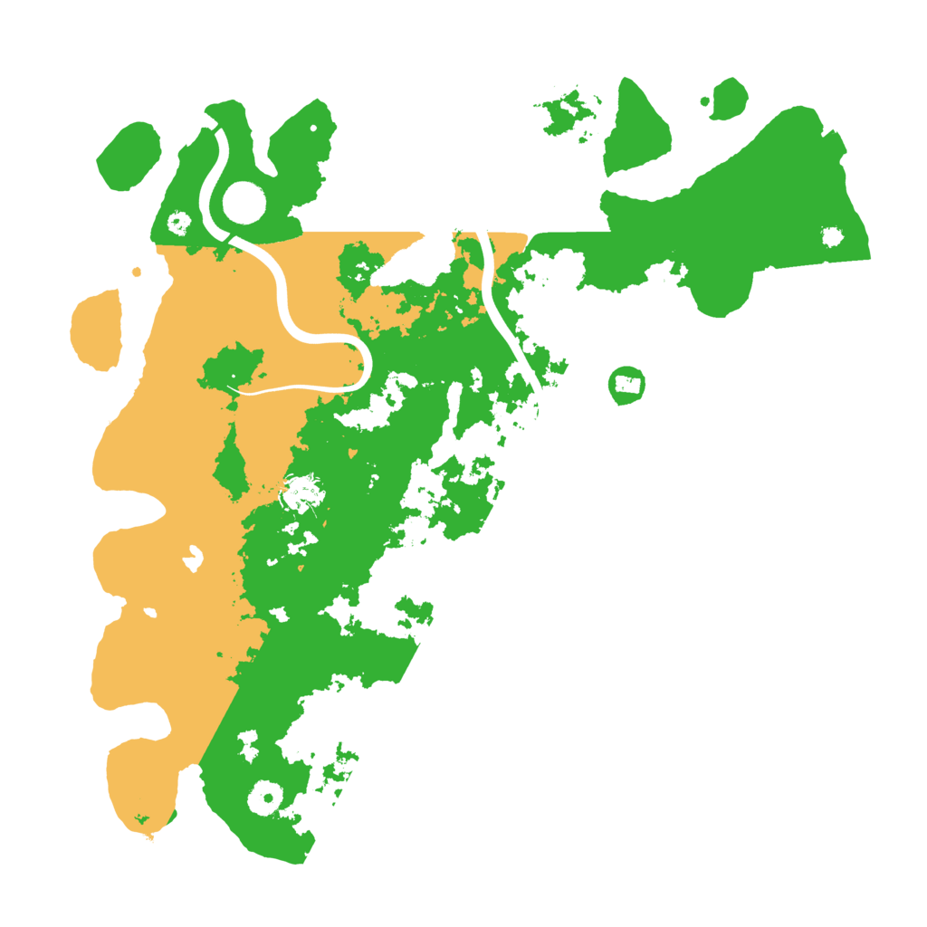 Biome Rust Map: Procedural Map, Size: 4000, Seed: 83088911