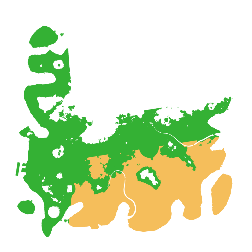 Biome Rust Map: Procedural Map, Size: 3800, Seed: 768362