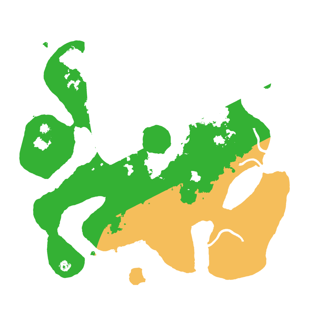 Biome Rust Map: Procedural Map, Size: 3000, Seed: 392075