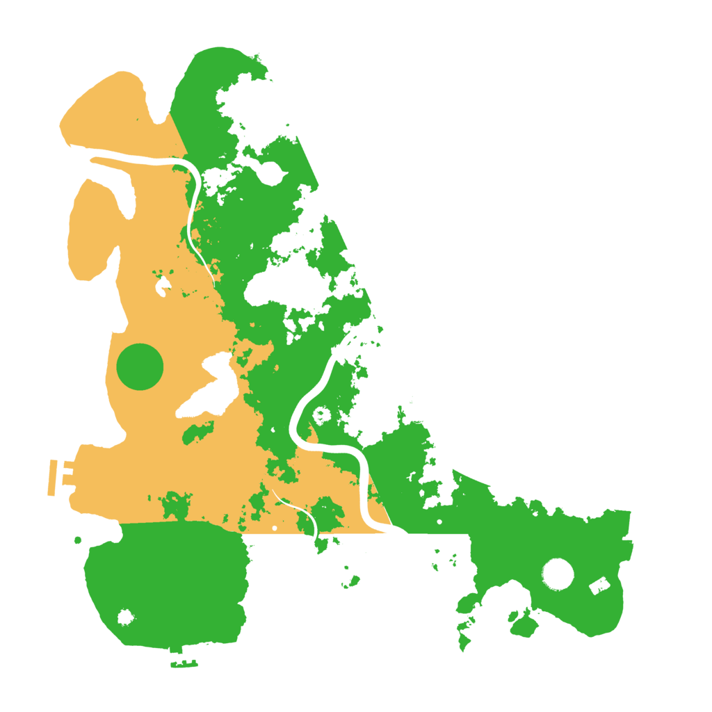 Biome Rust Map: Procedural Map, Size: 4000, Seed: 7185