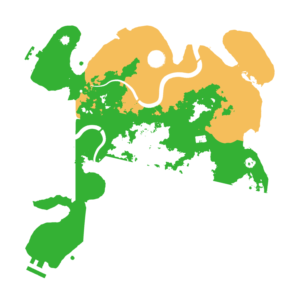 Biome Rust Map: Procedural Map, Size: 3000, Seed: 741613101