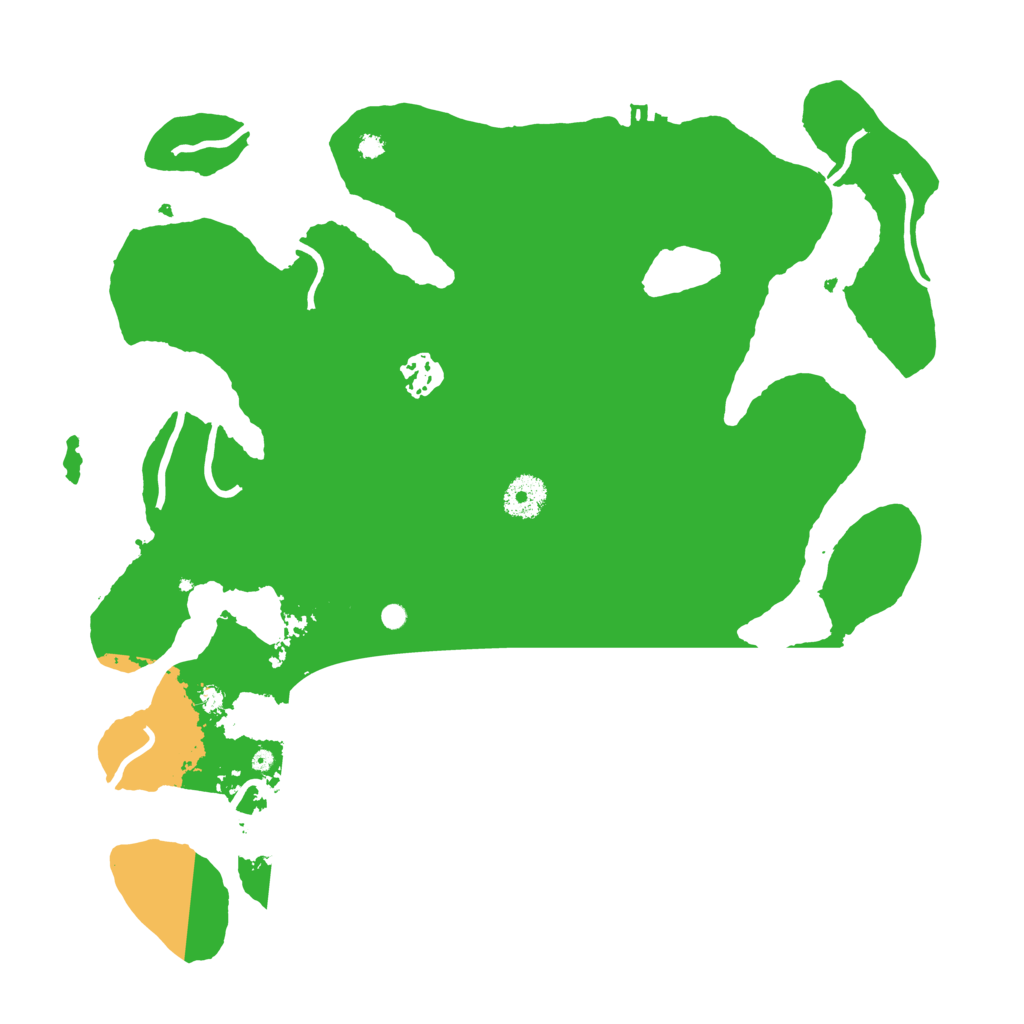 Biome Rust Map: Procedural Map, Size: 3600, Seed: 546745