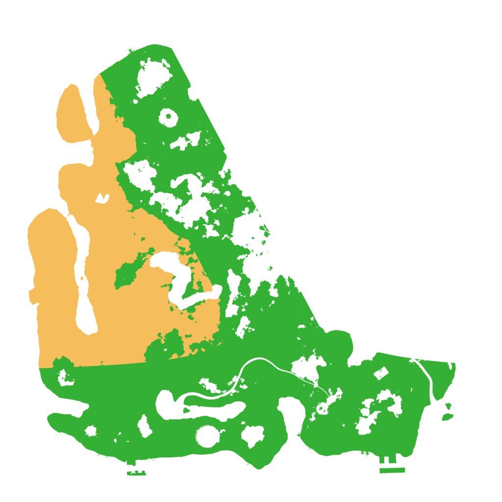 Biome Rust Map: Procedural Map, Size: 4000, Seed: 138765