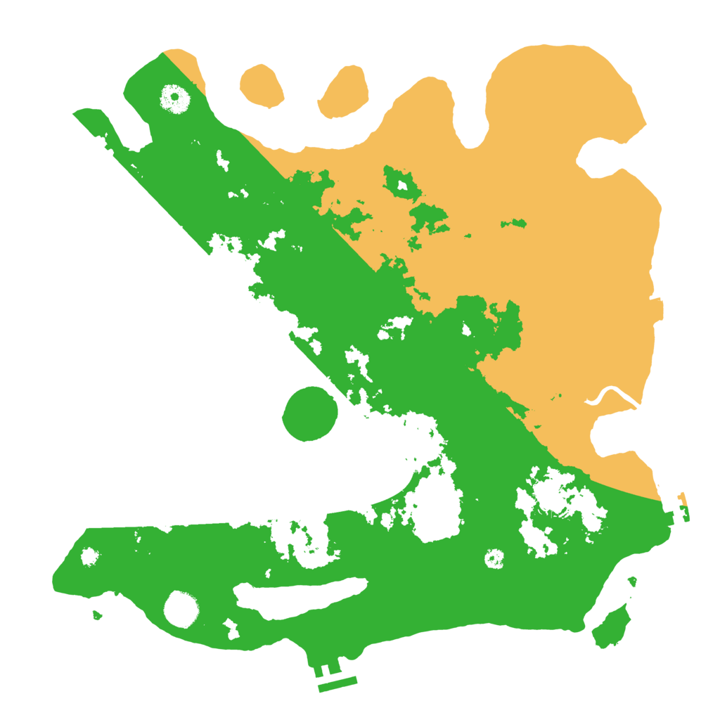 Biome Rust Map: Procedural Map, Size: 3700, Seed: 1628523264