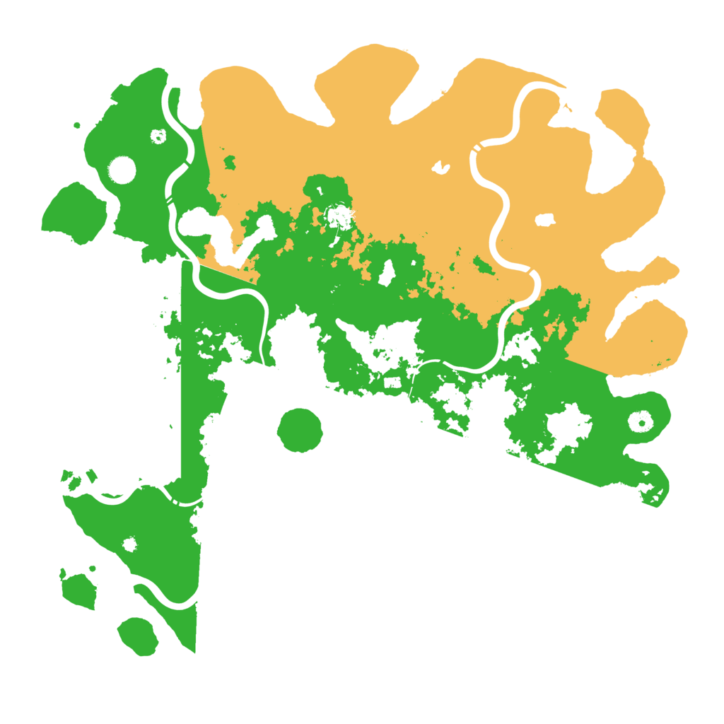 Biome Rust Map: Procedural Map, Size: 4600, Seed: 51586060