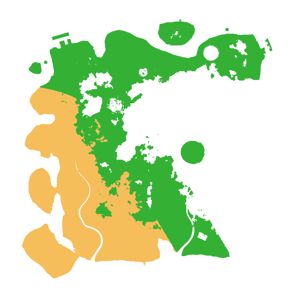 Biome Rust Map: Procedural Map, Size: 3500, Seed: 1007996381