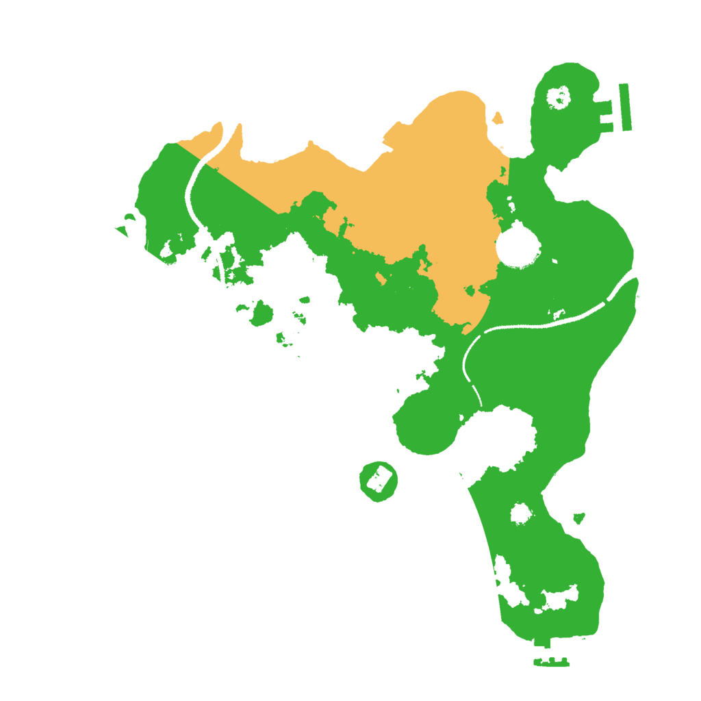 Biome Rust Map: Procedural Map, Size: 3000, Seed: 1409187758