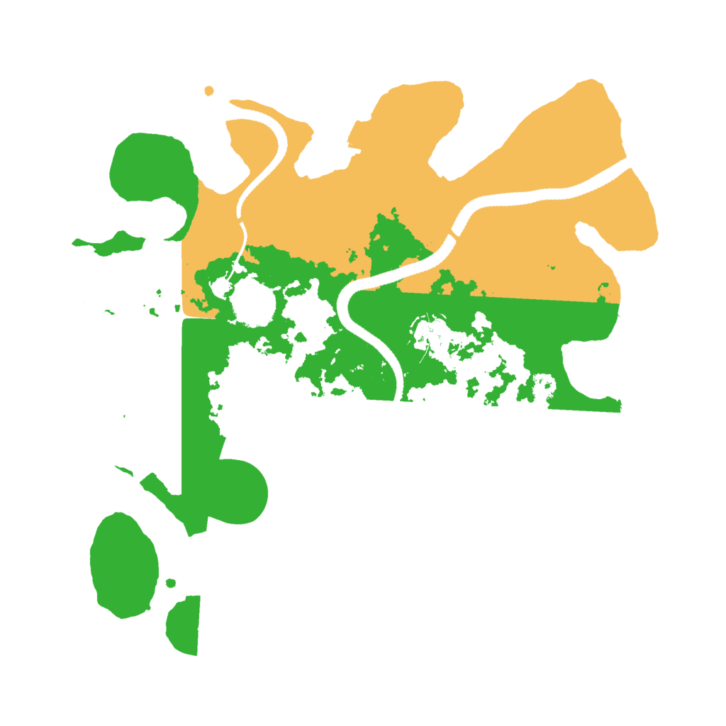 Biome Rust Map: Procedural Map, Size: 3000, Seed: 634512