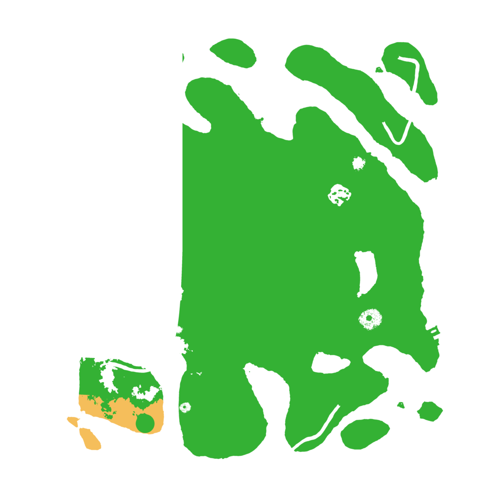 Biome Rust Map: Procedural Map, Size: 3500, Seed: 824724