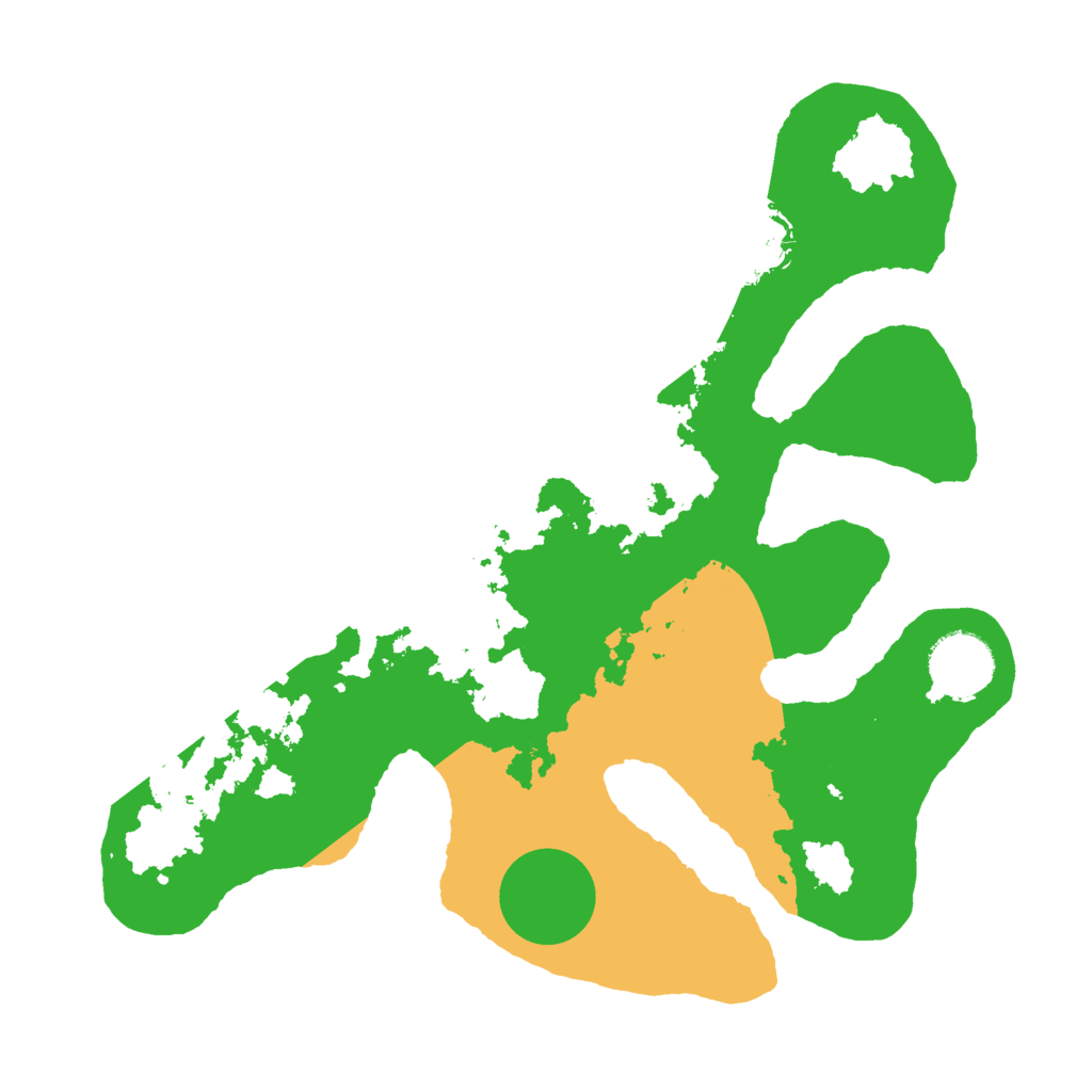 Biome Rust Map: Barren, Size: 3000, Seed: 541658