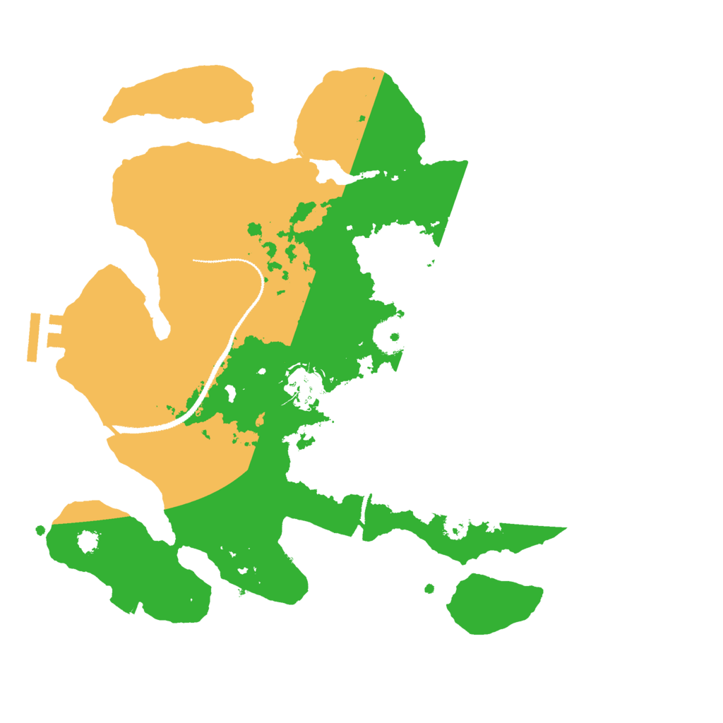 Biome Rust Map: Procedural Map, Size: 3000, Seed: 474105831