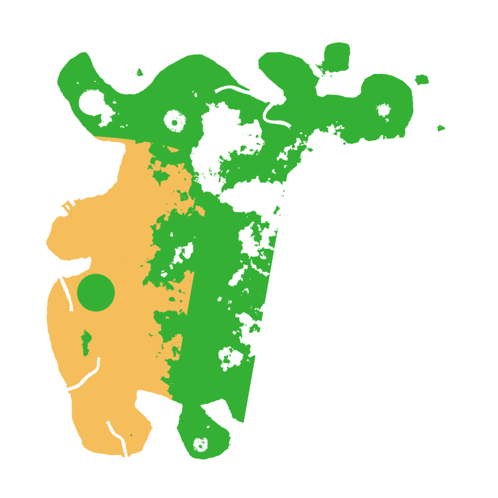 Biome Rust Map: Procedural Map, Size: 3500, Seed: 2099641403