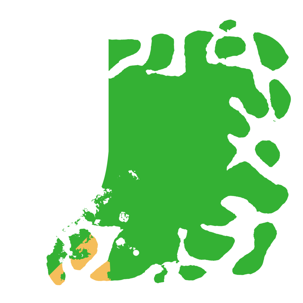 Biome Rust Map: Barren, Size: 4500, Seed: 2088312485