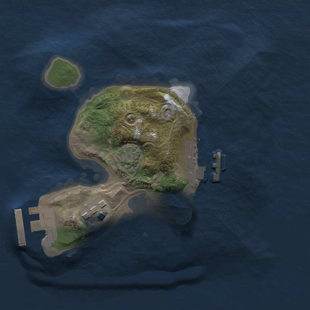 Rust Map: Procedural Map, Size: 1700, Seed: 1658741232, 5 Monuments