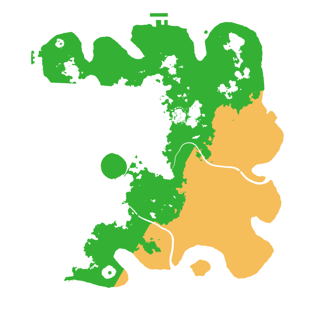 Biome Rust Map: Procedural Map, Size: 3500, Seed: 1365755378