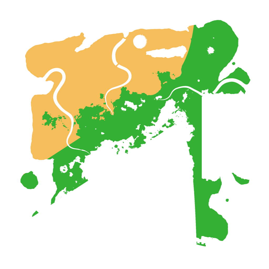 Biome Rust Map: Procedural Map, Size: 3500, Seed: 1114