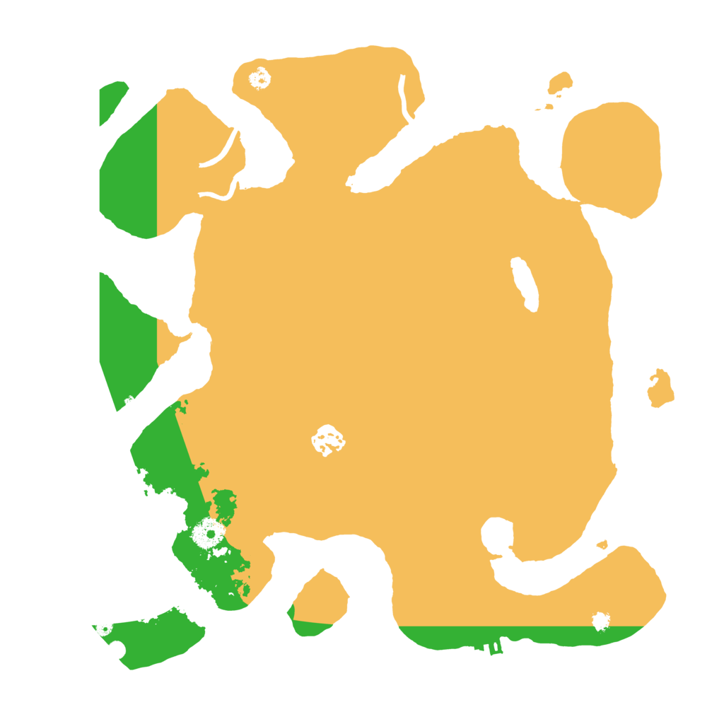 Biome Rust Map: Procedural Map, Size: 3500, Seed: 579369710