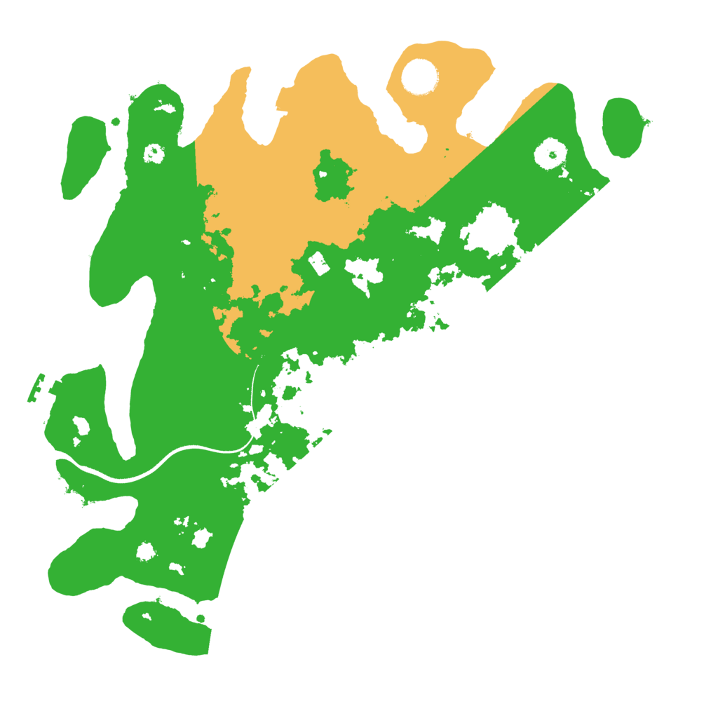 Biome Rust Map: Procedural Map, Size: 3500, Seed: 639818944