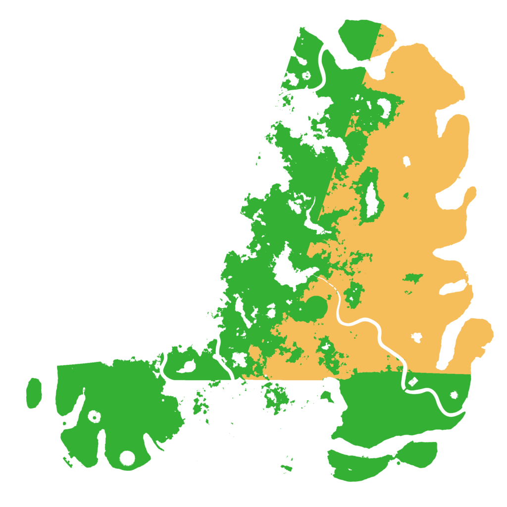 Biome Rust Map: Procedural Map, Size: 6000, Seed: 900