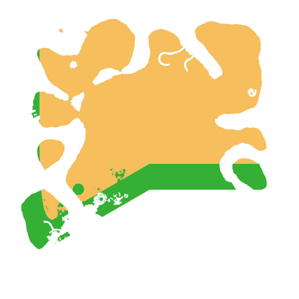 Biome Rust Map: Procedural Map, Size: 3500, Seed: 42061340