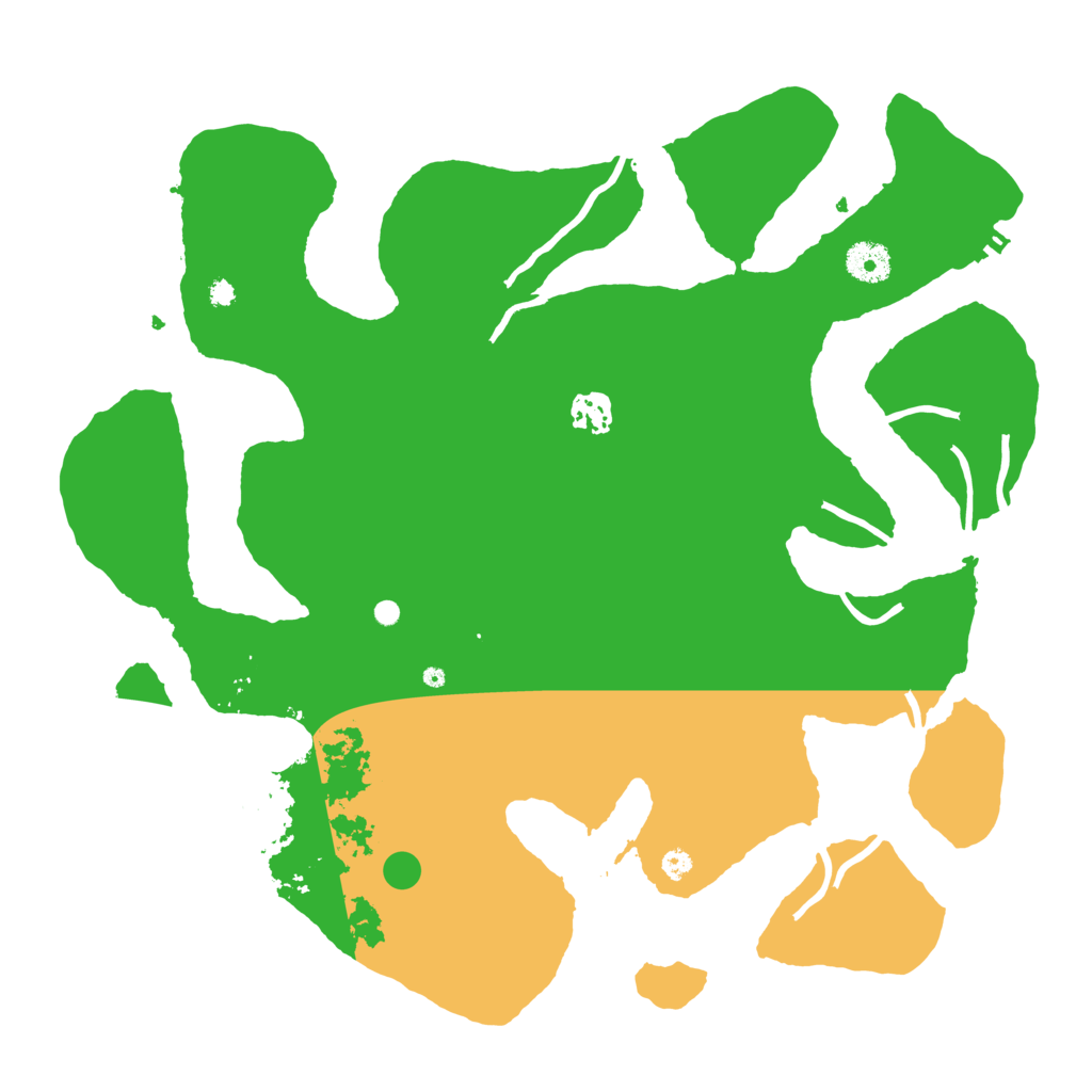 Biome Rust Map: Procedural Map, Size: 3800, Seed: 1889821