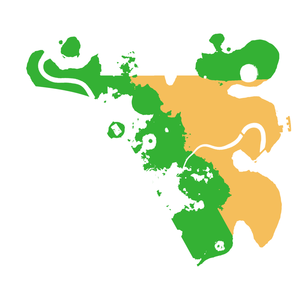 Biome Rust Map: Procedural Map, Size: 3000, Seed: 17269