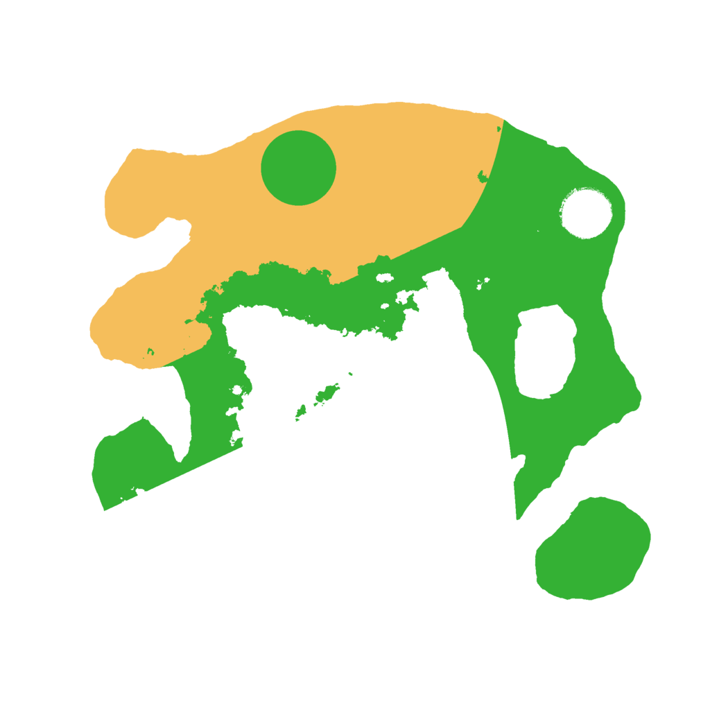 Biome Rust Map: Barren, Size: 2500, Seed: 317867